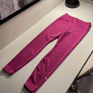 Pink Nike Dri-Fit Leggings